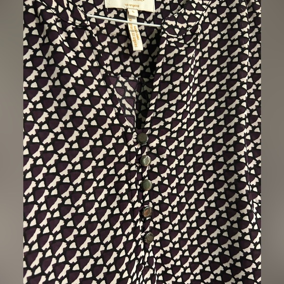 Laundry By Shelli Segal BlackBerry Multi Color Tunic Blouse Women’s Size S/M - Picture 4 of 10